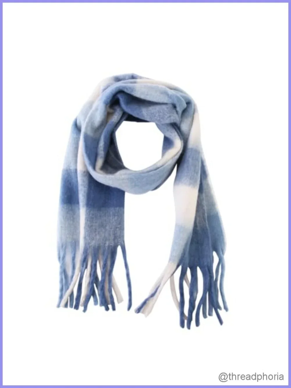 Oversized Rainbow Winter Plaid Shawl Wrap Lightweight Knit Blanket Scarf